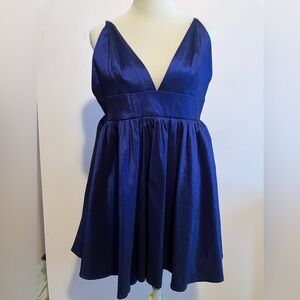 High Low Women’s Dress, 2X, Cobalt Blue, Spaghetti Straps, NWT, Fashion Nova
